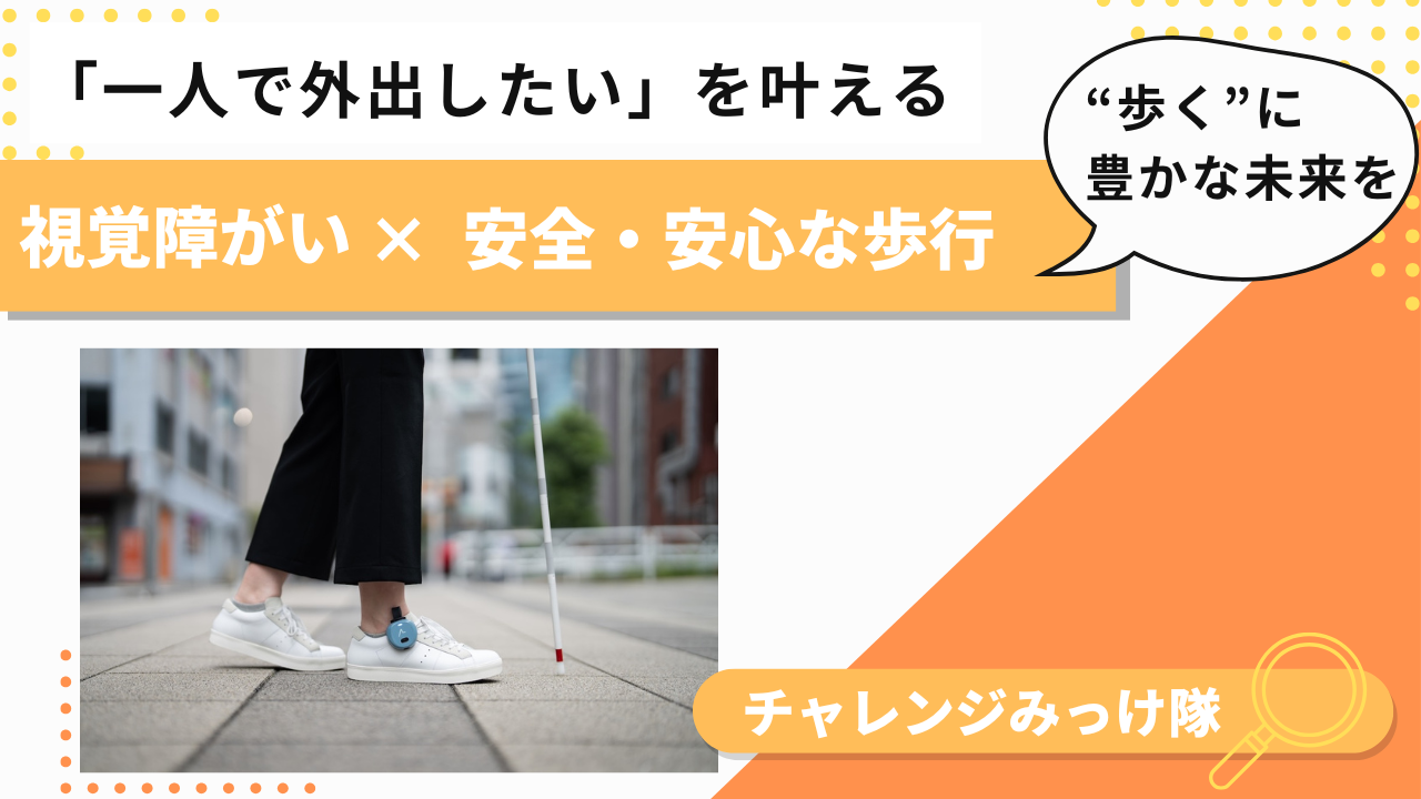 誰もが安全に歩ける未来みっけ！