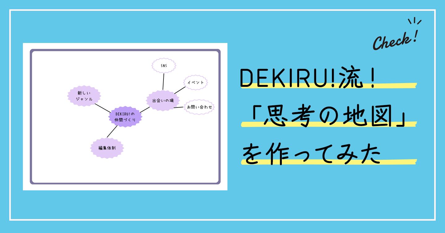 DEKIRU!流！ 「思考の地図」の使い方