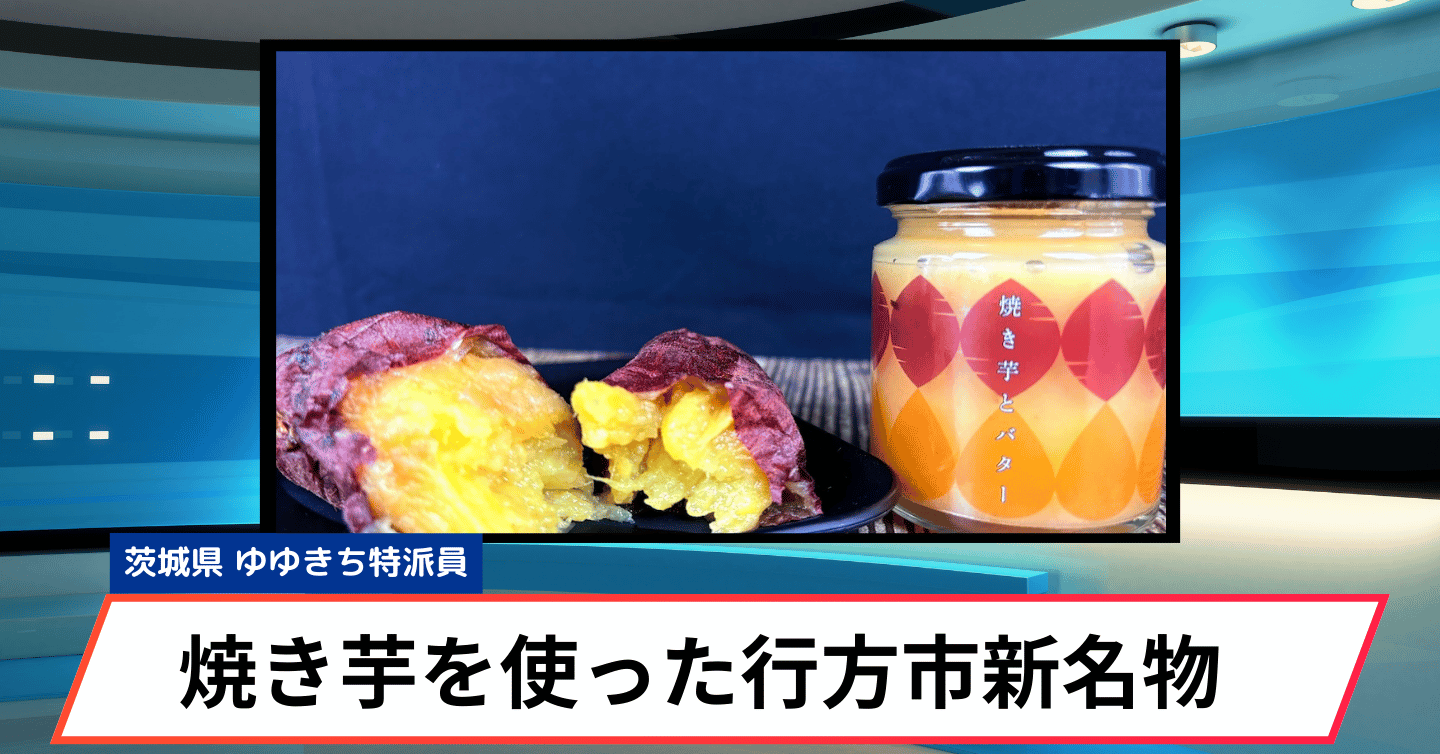 さつまいもの可能性が広がる新名物、行方市から登場