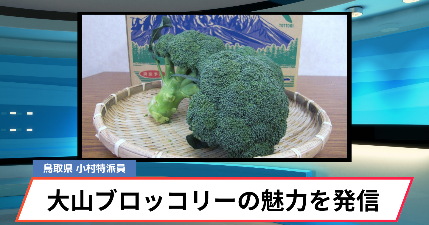鳥取県が日本唯一のGI登録「大山ブロッコリー」の魅力発信にまい進！
