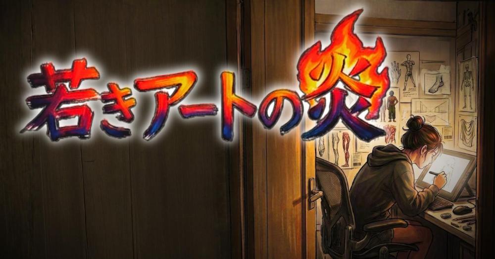若きアートの炎